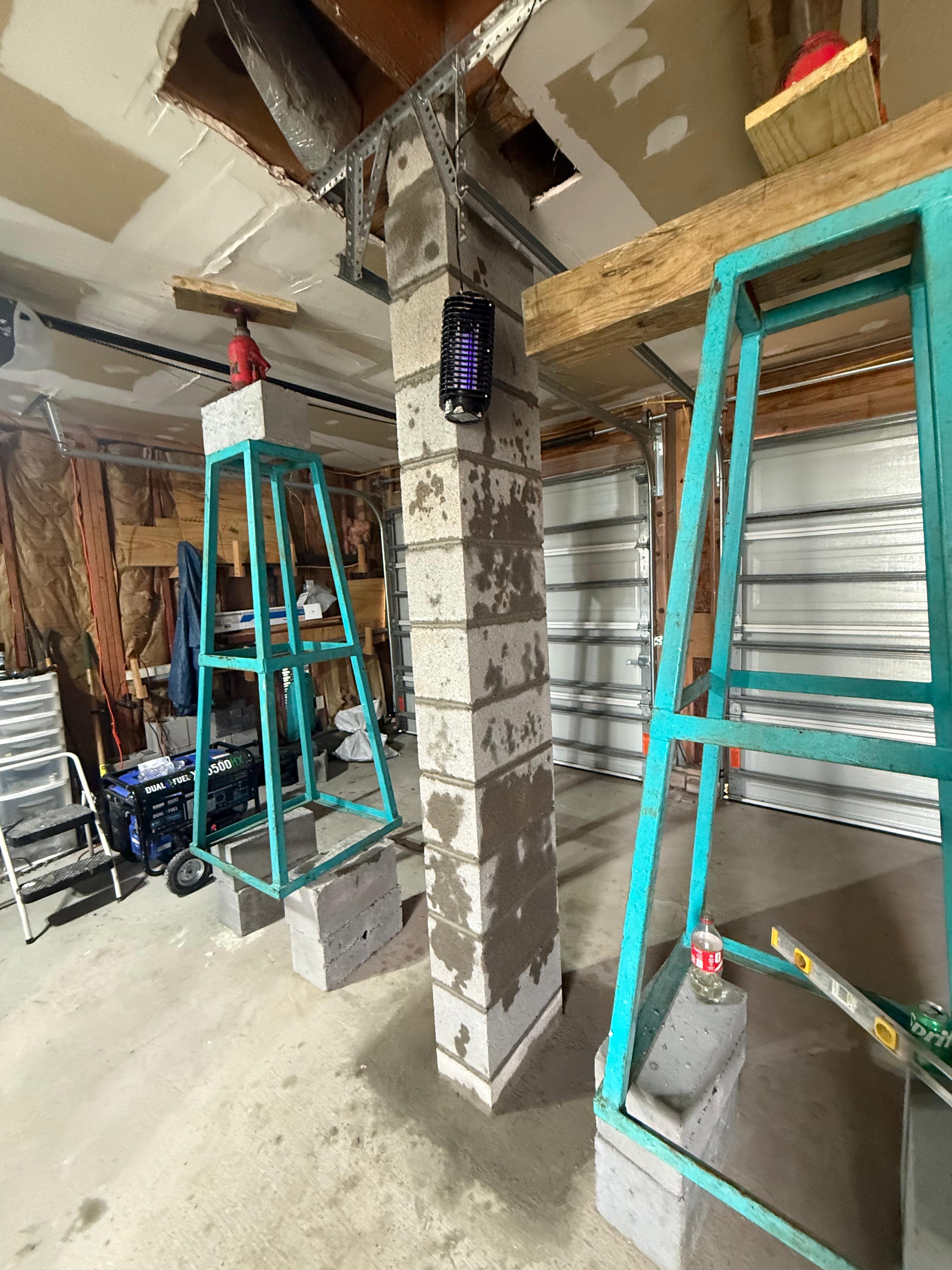 Beam and pier replacement in Galveston