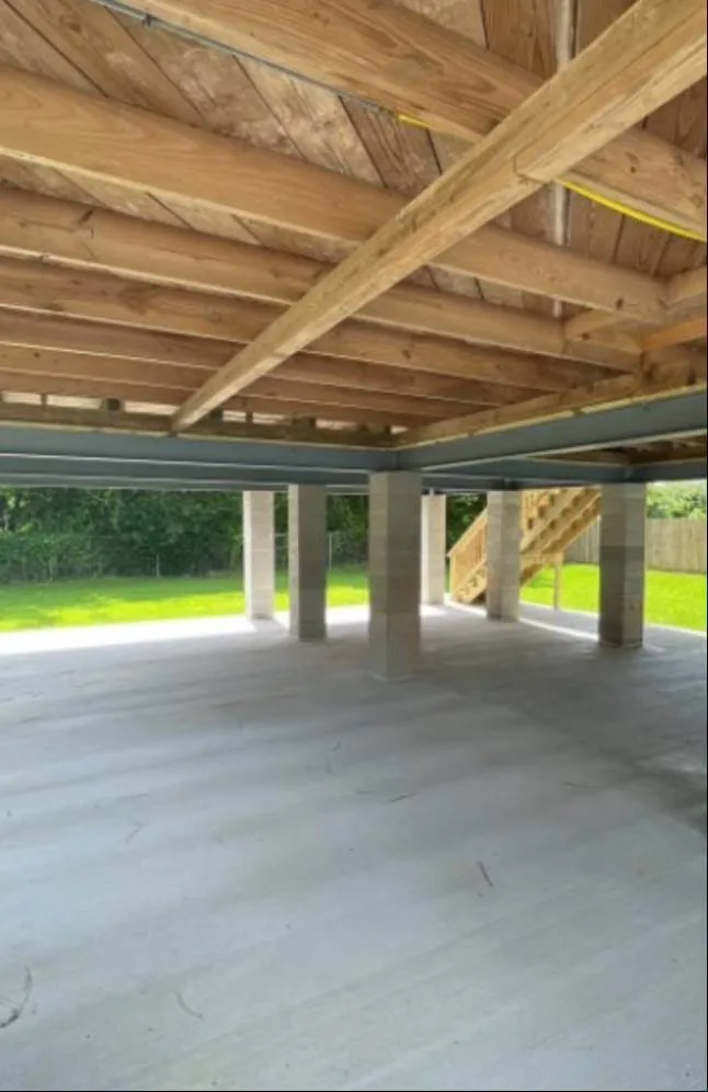 Piling replacement work